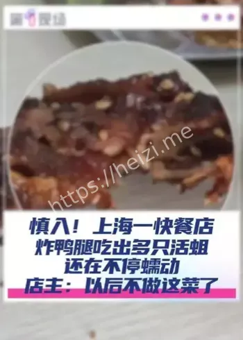 上海快餐店蛆虫事件